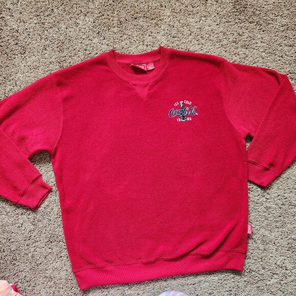 Vintage Coca Cola Red Soft Sweater - Picture 5 of 12